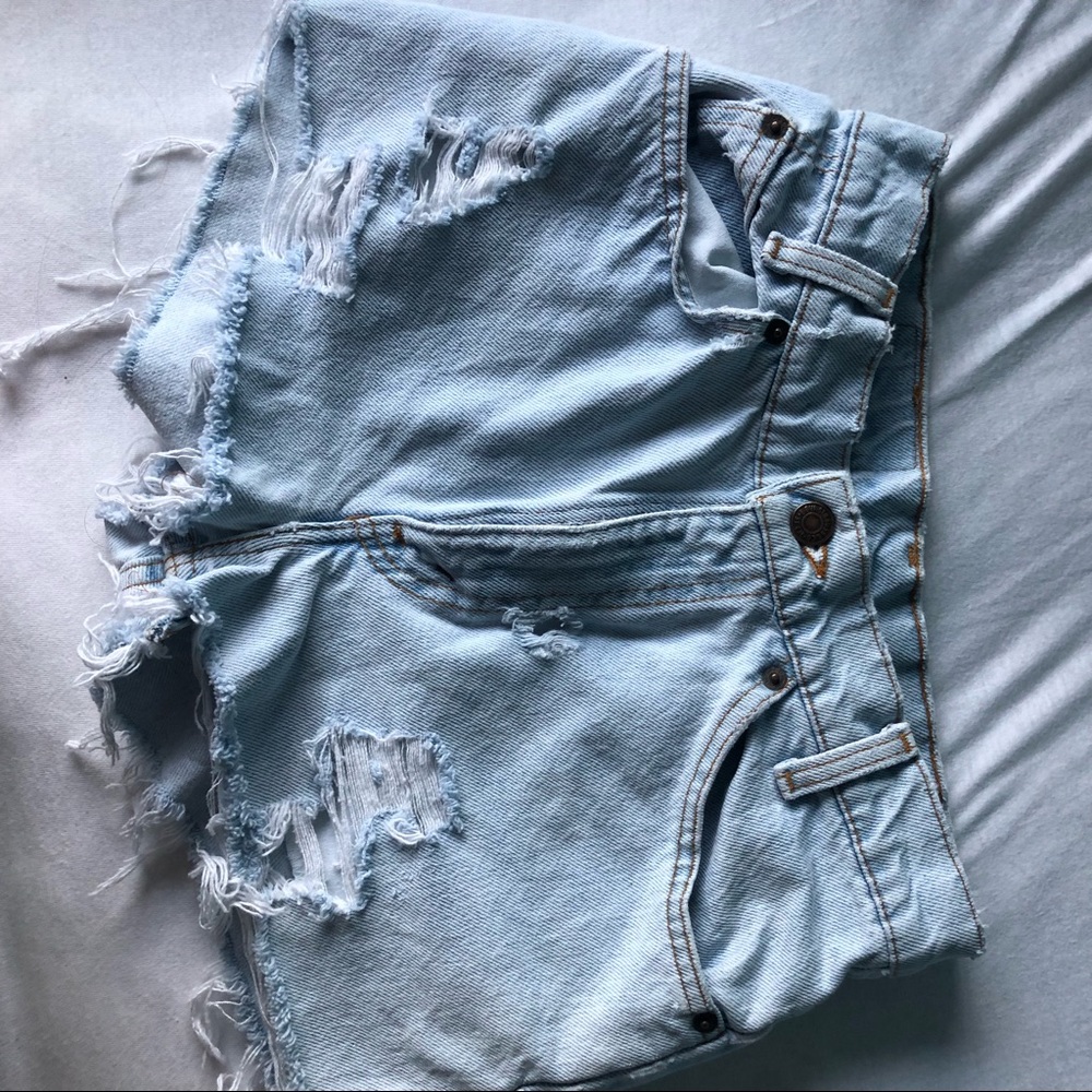 Levi destroyed shorts
